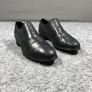 Rieker Antistress Loafers Womens US 6 Black Leather Slip On Comfort Shoes